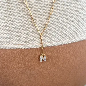 COLAR CARTIER GRAVATA COM LETRA - N