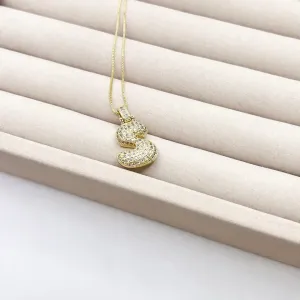 COLAR LETRA GORDINHA CRAVEJADA S
