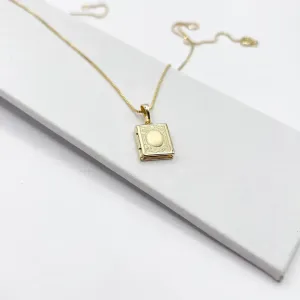 COLAR MINI RELICÁRIO 1X1,5CM - VENEZIANA 45CM