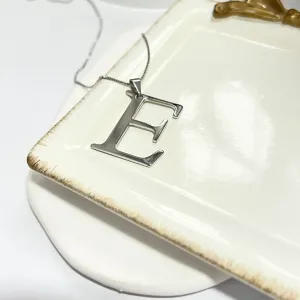COLAR PINGENTE LETRA 3CM - E