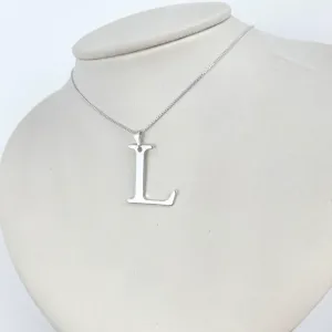 COLAR PINGENTE LETRA 3CM - L