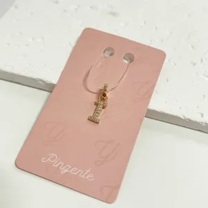 PINGENTE (CHARMS) LETRA 1CM i