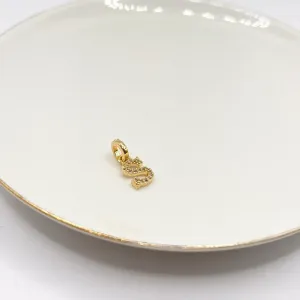 PINGENTE (CHARMS) LETRA 1CM S