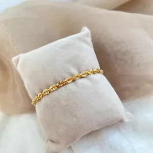 PULSEIRA TIPO CORDÃO BAIANO LAMINADO 4MM