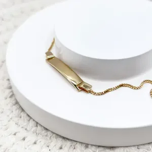 PULSEIRA VENEZIANA INFANTIL DE PLACA