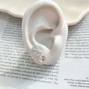 TRIO BRINCO PONTO DE LUZ 7MM - 6MM - 5MM