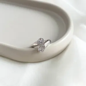 ANEL AJUSTÁVEL 2 GOTAS DE ZIRCONIA