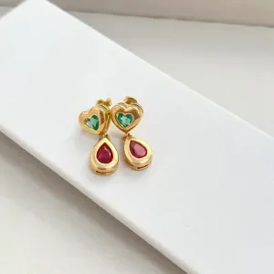 BRINCO CORAÇÃO COM GOTA
