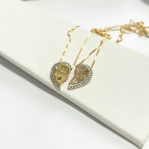 COLAR BEST FRIEND CRAVEJADOS - 2 COLARES