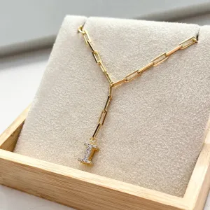 COLAR CARTIER GRAVATA COM LETRA - I