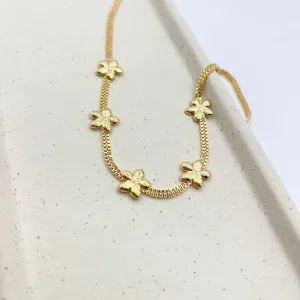 COLAR CHOKER 5 FLORES