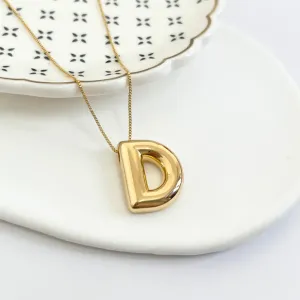 COLAR LETRA BUBBLE LISA - D