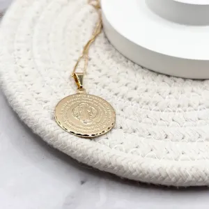 COLAR MEDALHA 2,5CM ORAÇÃO SÃO BENTO