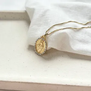 COLAR MEDALHA NOSSA SENHORA DAS GRAÇAS
