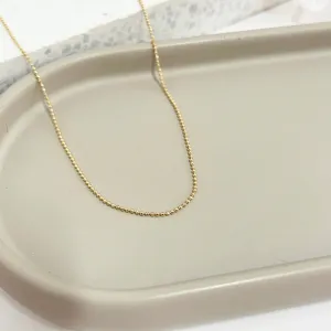 COLAR MINI BOLINHA DIAMANTADA 45CM