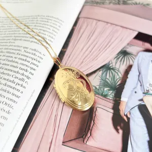 COLAR PINGENTE RELICÁRIO MAXI