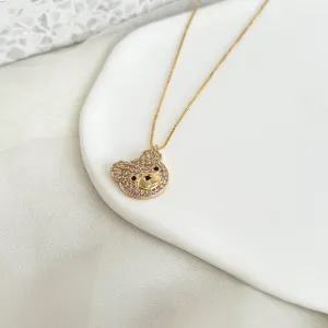 COLAR ROSTO TED ZIRCONIA ROSE 45CM + 5CM EXTENSOR