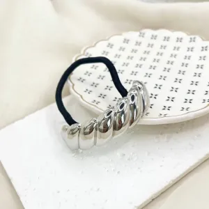 PRESILHA - ELÁSTICO DE CABELO COM CHAPA CROASSAN