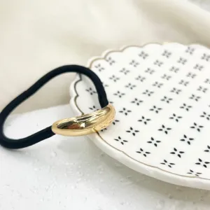 PRESILHA - ELÁSTICO DE CABELO COM CHAPA DE METAL