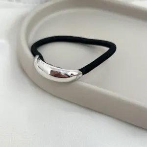 PRESILHA - ELÁSTICO DE CABELO COM CHAPA DE METAL