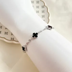 PULSEIRA 5 MINI TREVOS - PRETO