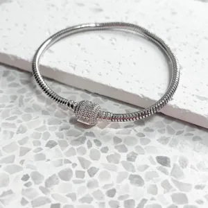 PULSEIRA BERLOQUE COM FECHO CRAVEJADO - SEM BERLOQUES