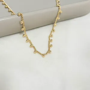TORNOZELEIRA MINI BOLINHAS MACIÇAS
