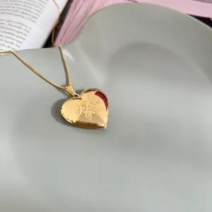 COLAR RELICÁRIO I LOVE YOU