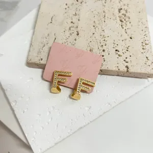 BRINCO ARGOLA ARTICULADA LETRAS - F