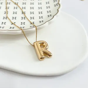 COLAR LETRA BUBBLE LISA - R