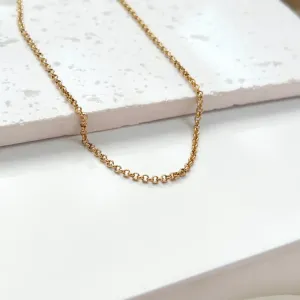 COLAR MINI ELO PORTUGUÊS COM EXTENSOR