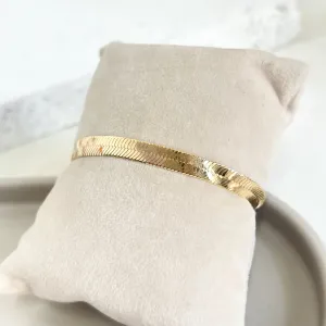PULSEIRA FITA ITALIANA 5,6MM COM EXTENSOR