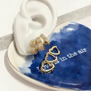 TRIO ARGOLAS ARTICULADAS CORAÇÕES 3 LARGURAS