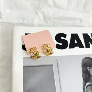 BRINCO ARGOLA ARTICULADA LETRA - S