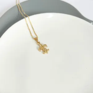 COLAR PINGENTE FLOR DE LÓTUS 45CM