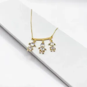 COLAR CANGA 3 FILHOS - 2 MENINAS E 1 MENINO