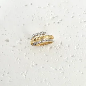 ANEL AJUSTÁVEL 2 VOLTAS SERPENTE - BVLGARI
