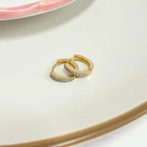 BRINCO ARGOLA MICRO ZIRCONIA FINA