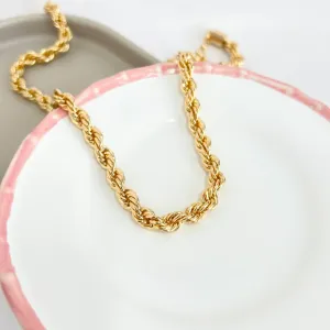 COLAR CORDÃO BAIANO - 5MM 45CM + 5CM EXTENSOR