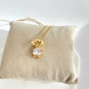 COLAR MENINA PEDRA CRISTAL