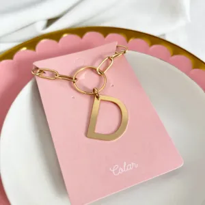 COLAR ELOS COM LETRA DE CHAPA - D