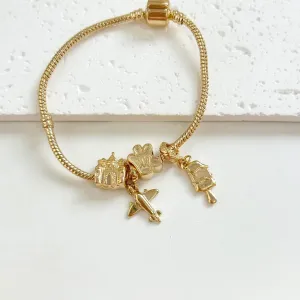 PULSEIRA (INSPIRAÇÃO VIVARA) COM 4 BERLOQUES