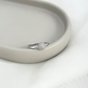 ANEL MEIA BOLA CRAVEJADA