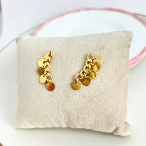 BRINCO EAR CUFF MEDALHAS