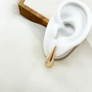 BRINCO GOTA COM PEDRA DE GOTA