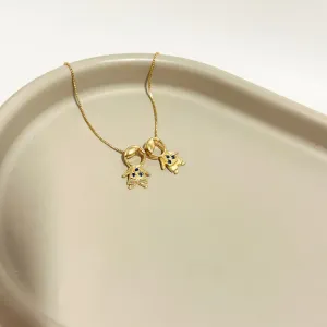 COLAR 2 MENINOS ZIRCONIA ZAFIRA