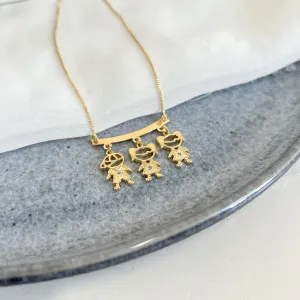 COLAR CANGA 3 FILHOS - 2 MENINAS E 1 MENINO