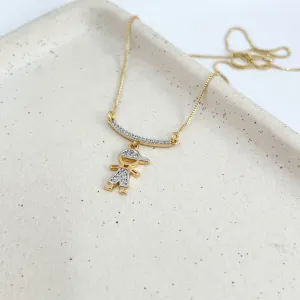 COLAR CANGA CRAVEJADA 1 MENINO LUXO