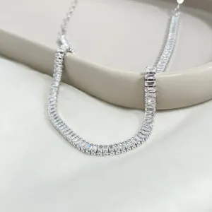 COLAR CHOKER RIVIERA BAGUETES 40CM