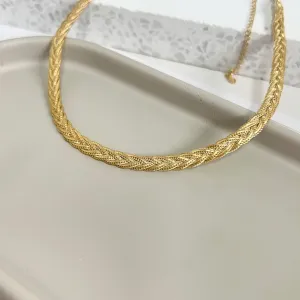 COLAR CHOKER TRANÇADA